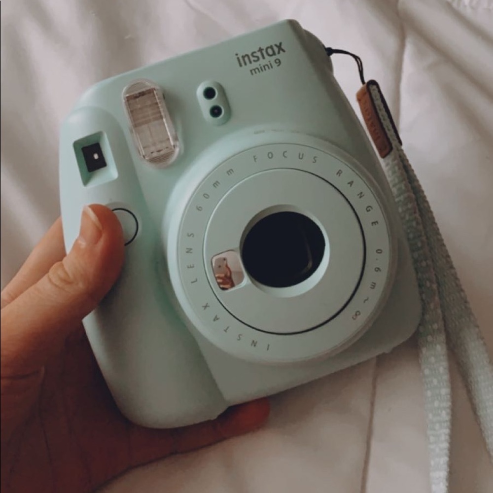 new instax mini 9 with cute strap